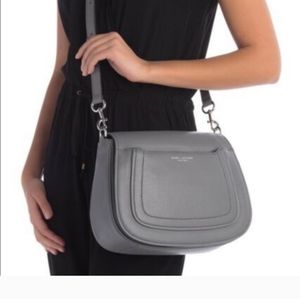 Marc Jacobs leather handbag purse gray